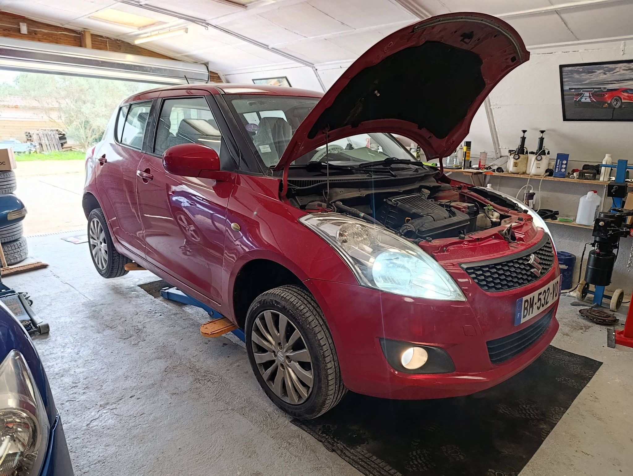 Suzuki Swift en révision